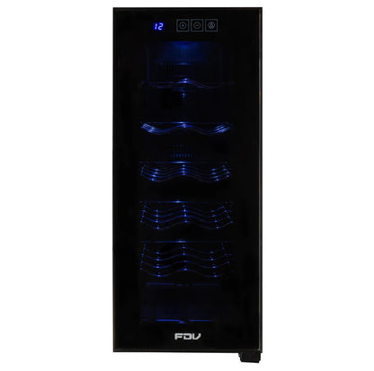 Parrilla Kamado Sakai 19" Negro + Cava de Vinos 12 Botellas Digital FDV