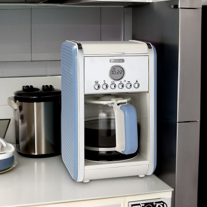 Cafetera Gota a Gota 10 Tazas Vintage Azul ARIETE