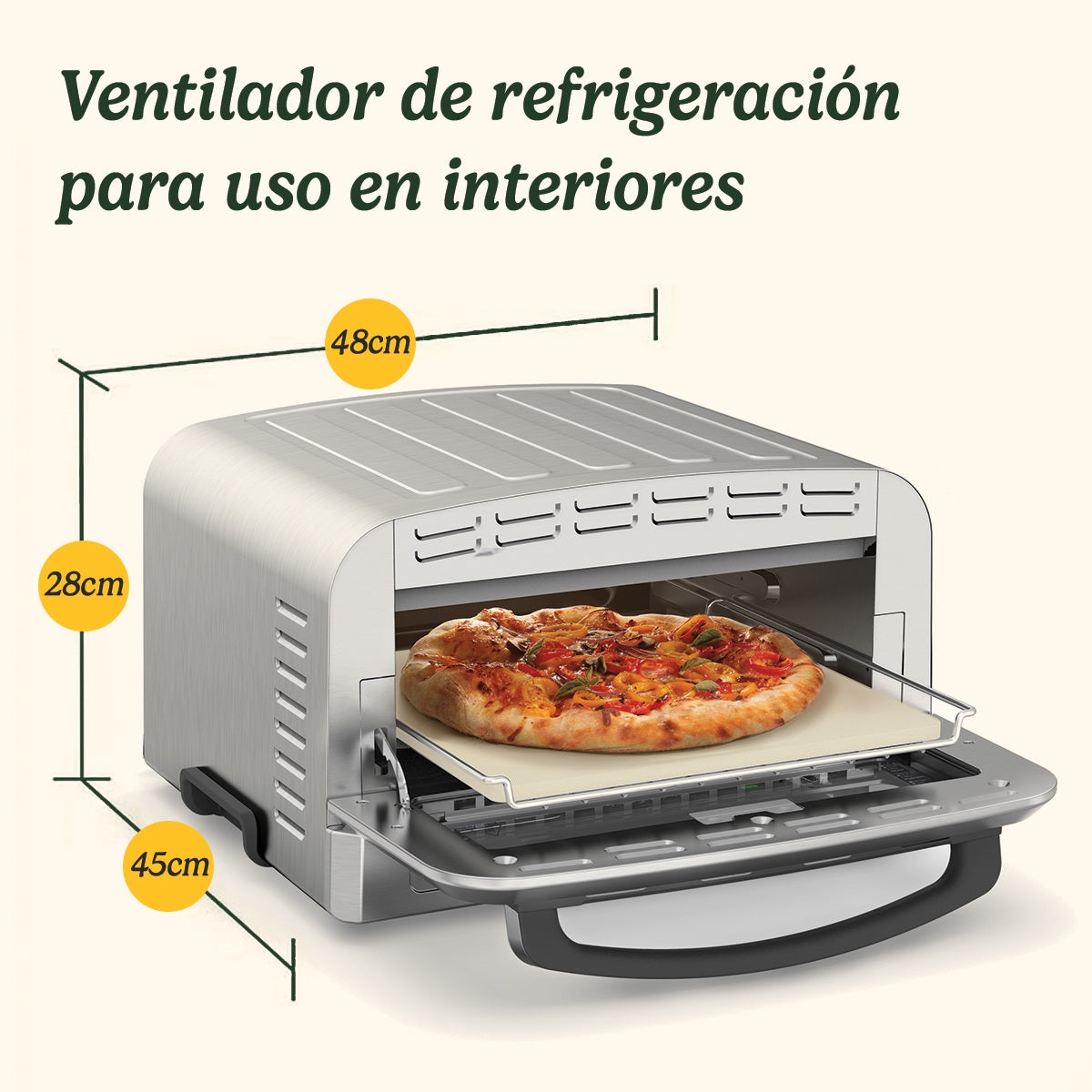 Horno de Pizza Electrico CPZ120 CUISINART