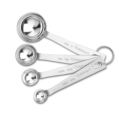 Set Cucharas Medidoras 4 Piezas Acero Inox CTG-00-SMP CUISINART