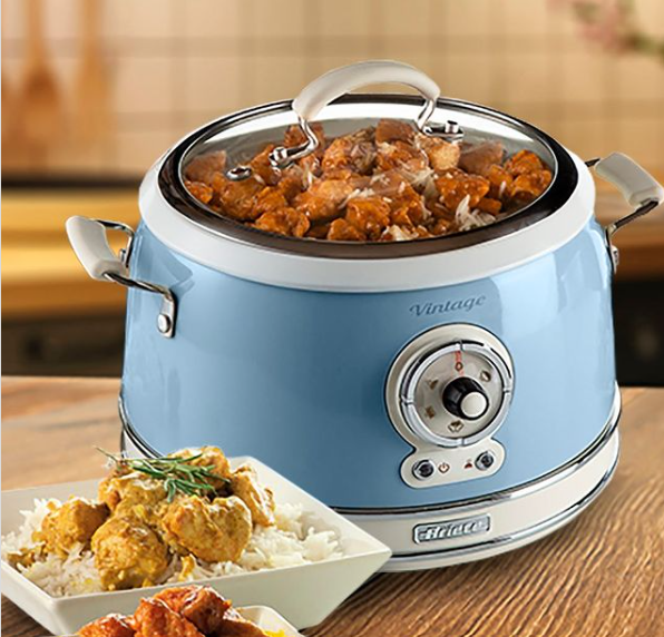 Olla Arrocera Multicoccion Vintage Azul ARIETE