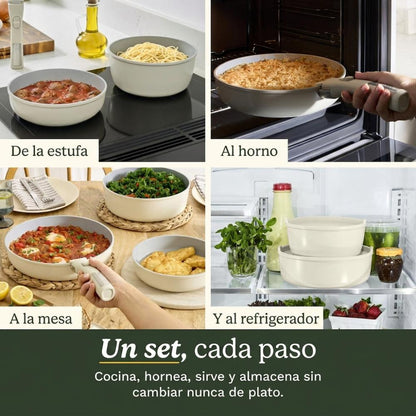 Batería PurelyCeramic 13 Piezas D53C-13BGC CUISINART