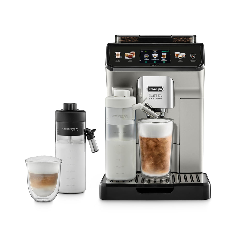 Cafetera Superautomatica Eletta Explore Cold Brew ECAM450.65.S DELONGHI