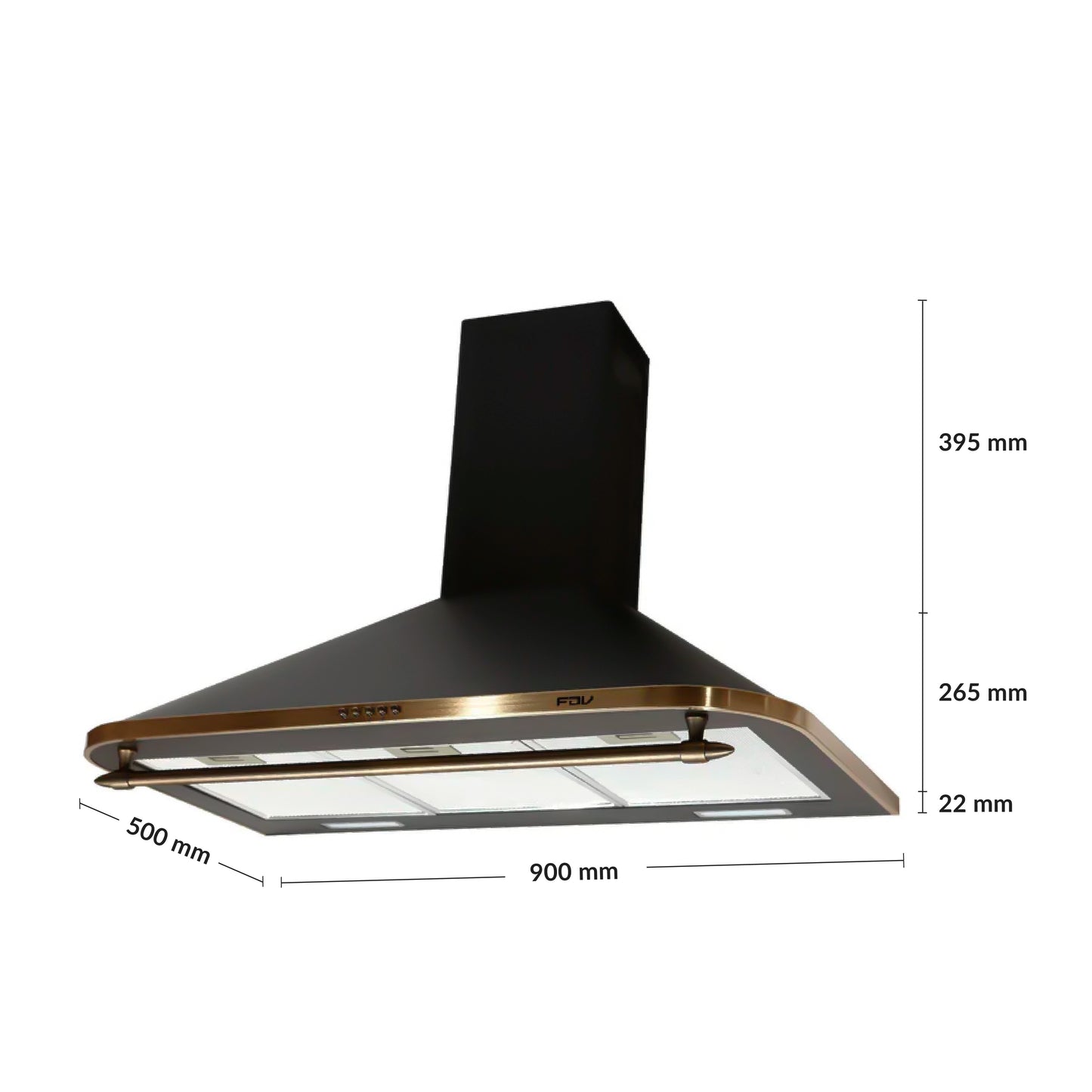 Campana Extractora 90cm Decorativa Vintage 3.0 FDV