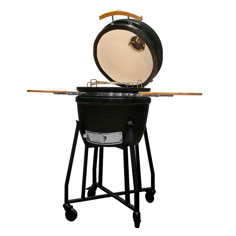 Combo Parrilla Kamado Sakai Negro 19" FDV + Encendedor Eléctrico de Carbon para Parrilla Charcoal SimpleCook