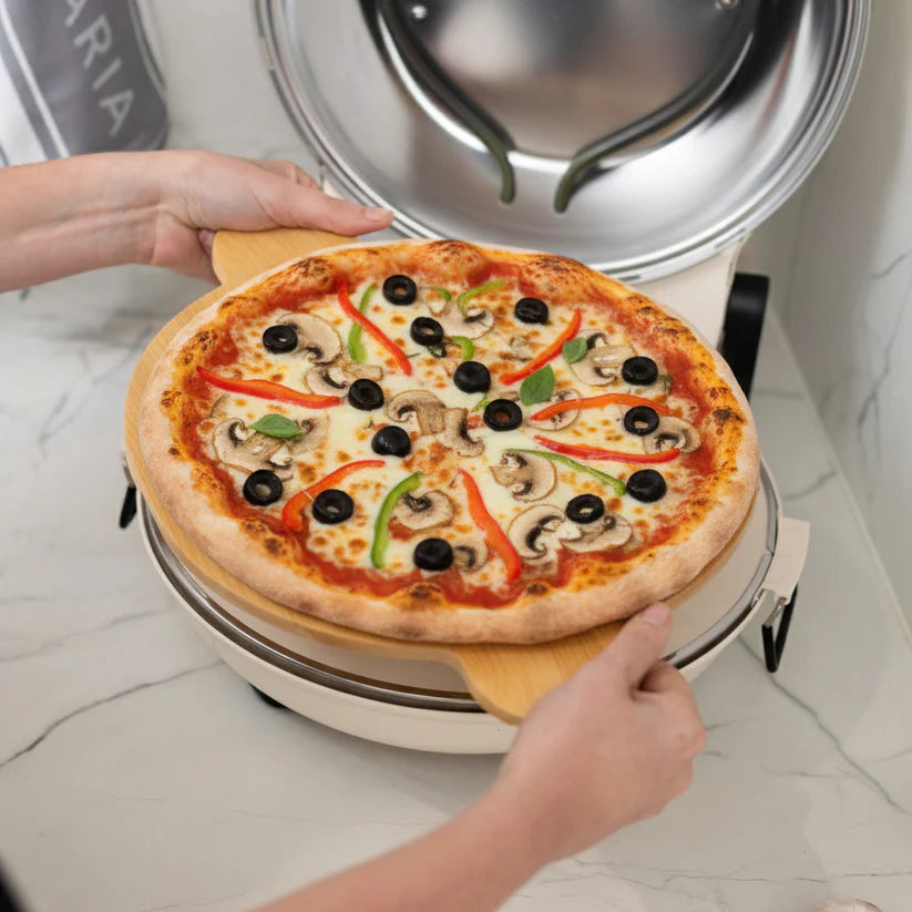 Horno Eléctrico para Pizza Control Dual Napoles Beige FDV