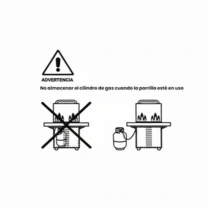 Parrilla a Gas 4 Quemadores Essence 4Q FDV