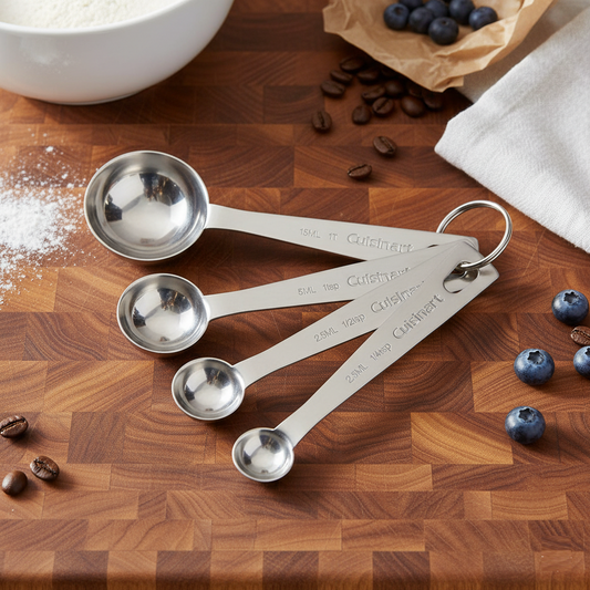 Set Cucharas Medidoras 4 Piezas Acero Inox CTG-00-SMP CUISINART