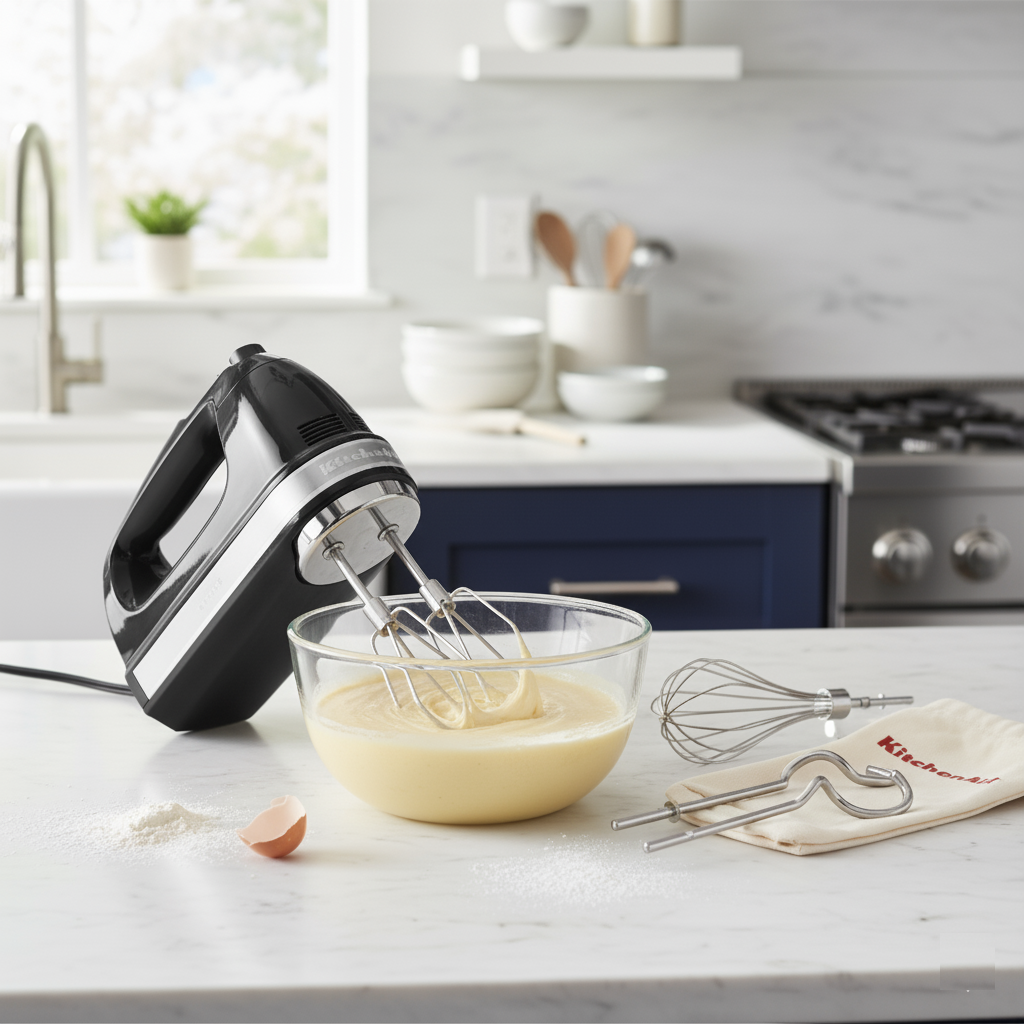 Batidora de Mano 9 Velocidades Negra KITCHENAID