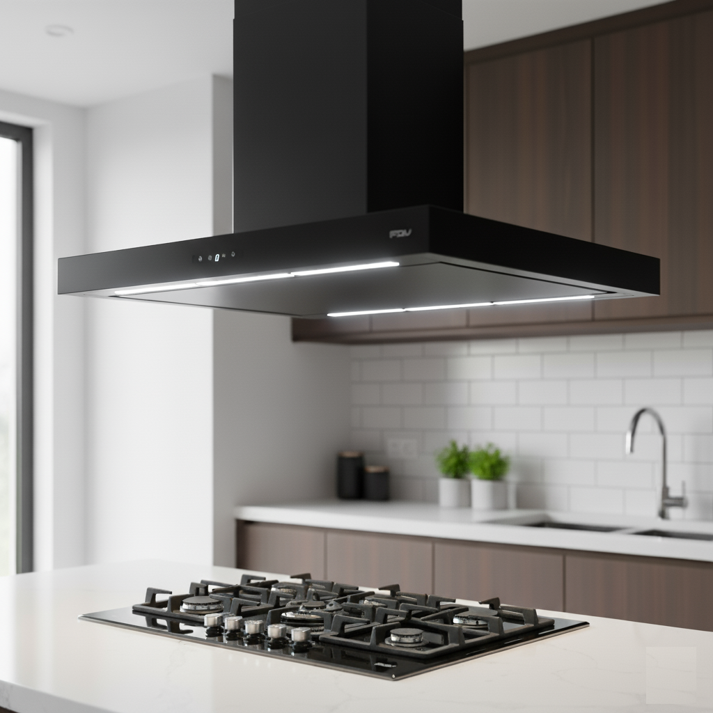 Campana Extractora 90cm Isla Chef Glass FDV