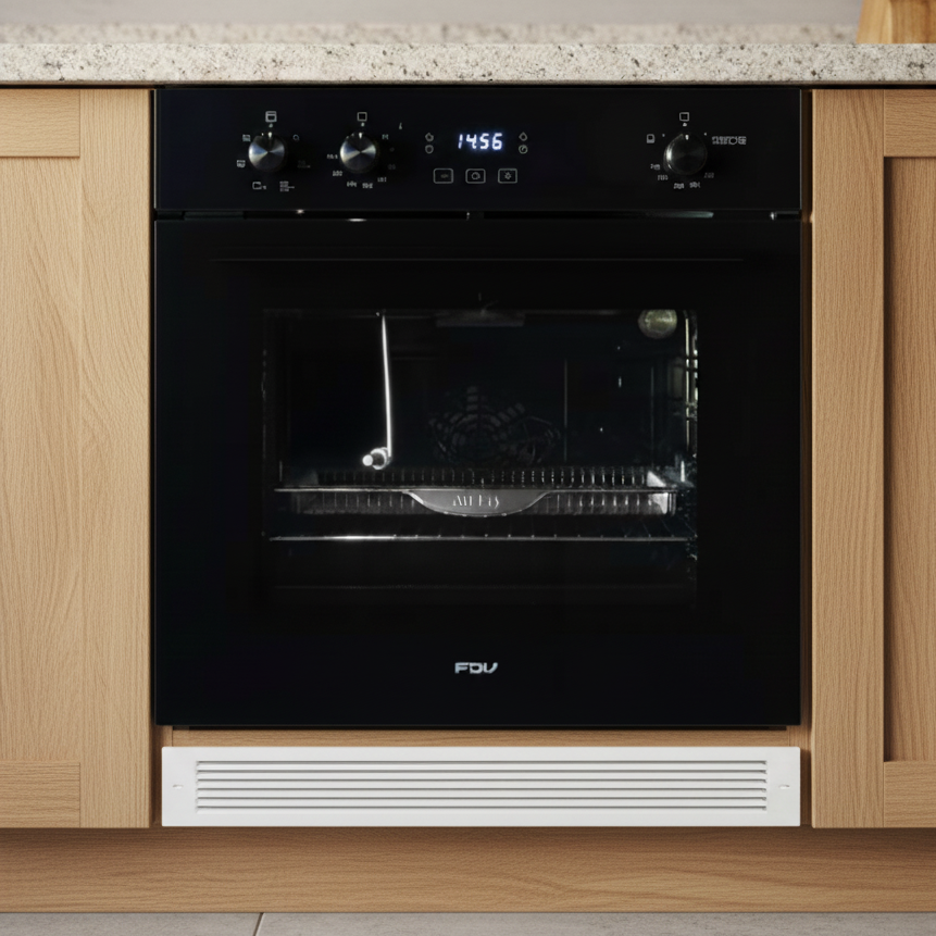 Horno Empotrable a Gas 70L Black Air Fryer FDV