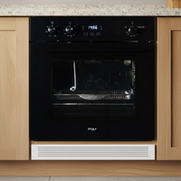 Horno Empotrable a Gas Electrico Híbrido 70L Black Air Fryer FDV