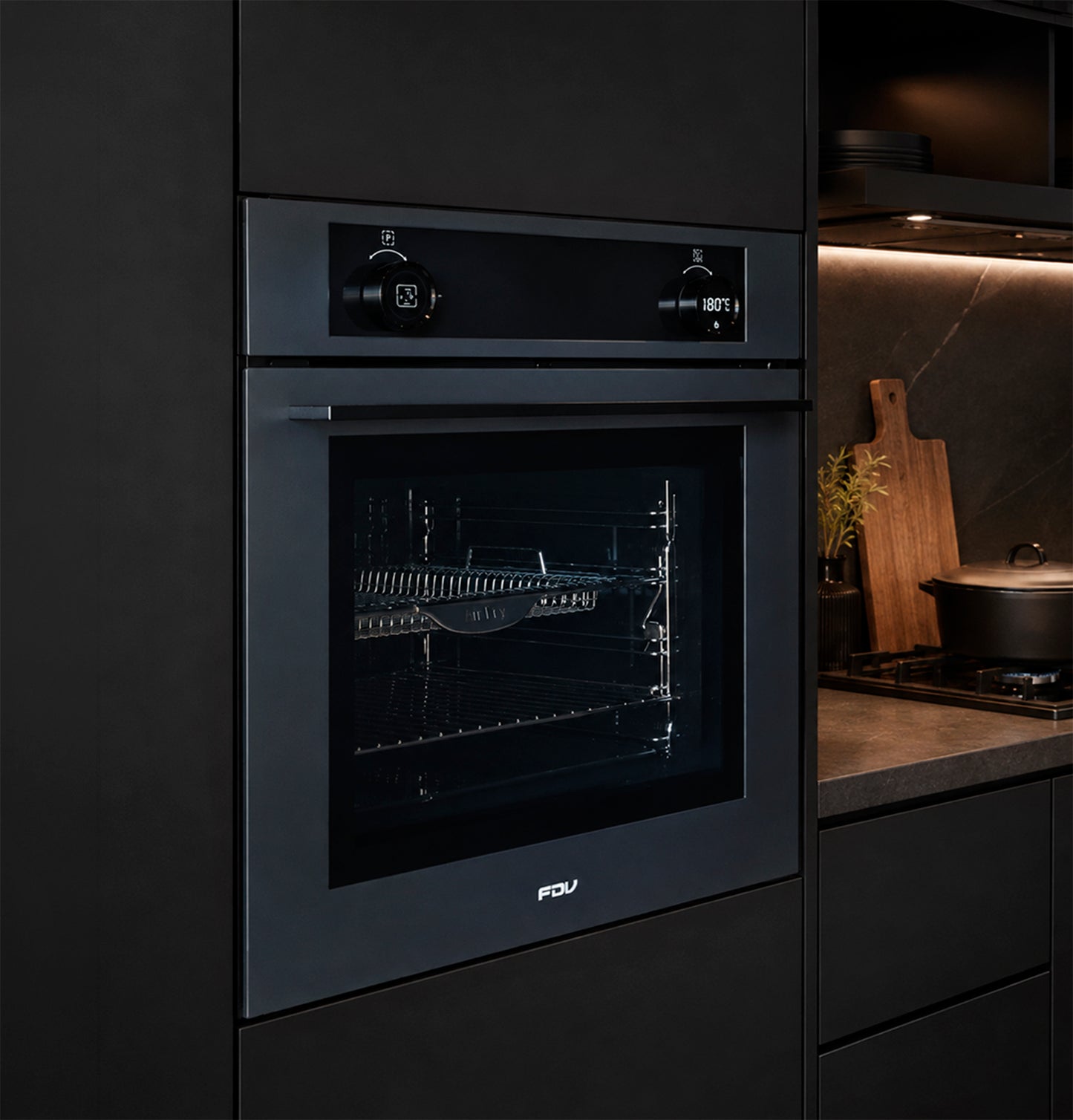 Horno Empotrable Eléctrico 70L Air Fryer Matte FDV