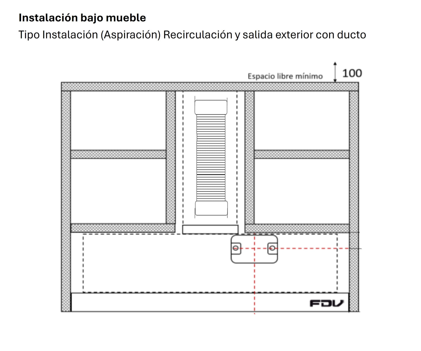 Campana Extractora 90cm Extraible Touch Twin Black FDV