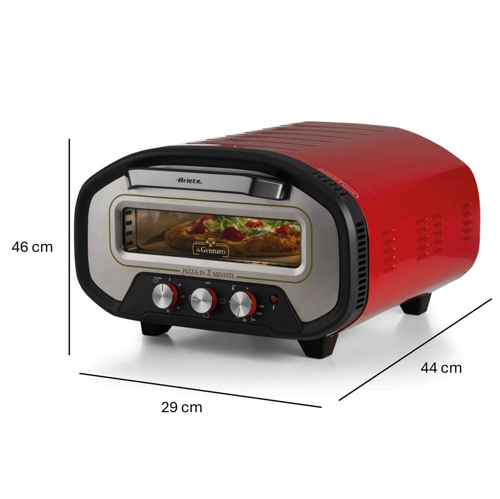 Horno Electrico de Pizza Dual Da Gennaro Rojo ARIETE