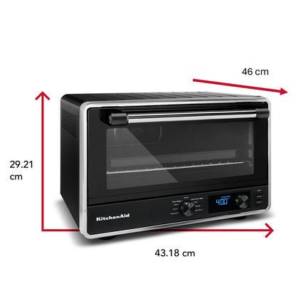 Horno Electrico Freidora 21L + Base para Pizza KITCHENAID