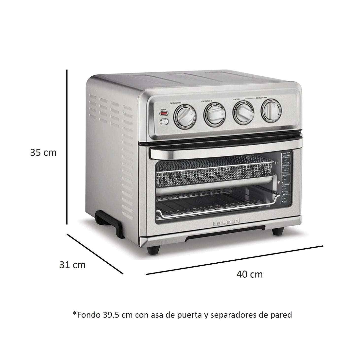 Horno Electrico Freidora 17L TOA-70 CUISINART