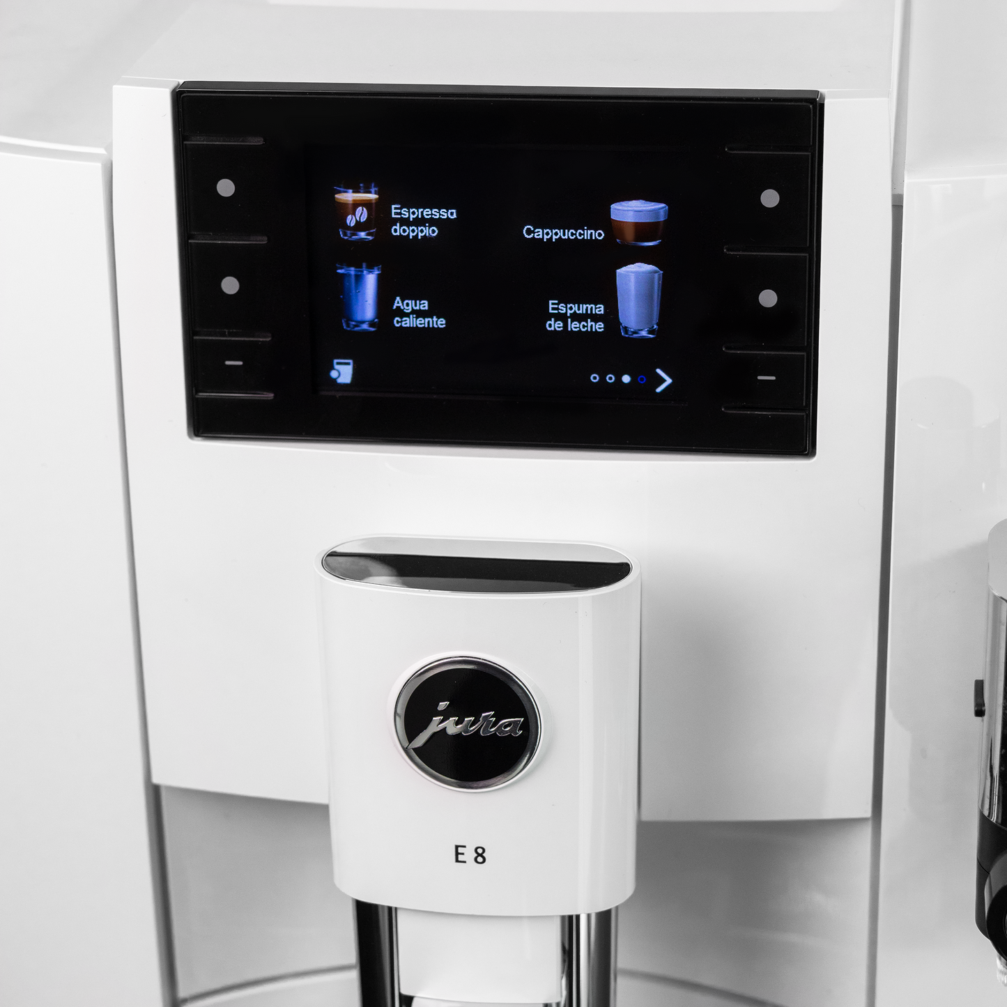 Cafetera Superautomática White E8 Piano 15710 + Vaso JURA