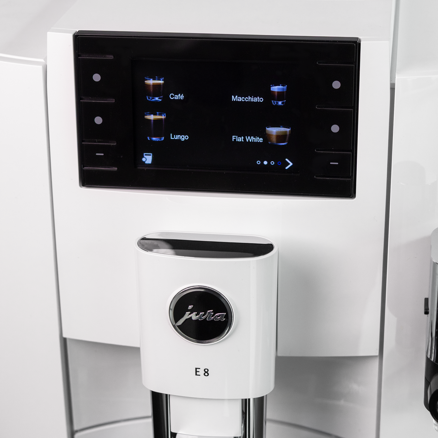 Cafetera Superautomática White E8 Piano 15710 + Vaso JURA