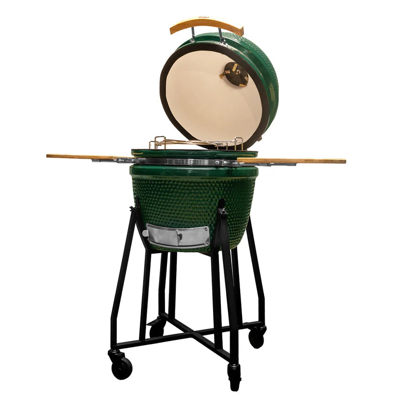 Combo Parrilla Kamado Sakai 19" Verde+ Cava de Vinos 12 Botellas Digital FDV