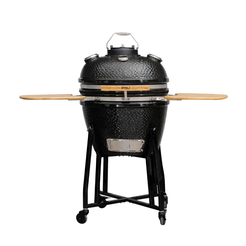 Combo Parrilla Kamado Tokio Negro 22" FDV + Encendedor Eléctrico de Carbon para Parrilla Charcoal SimpleCook