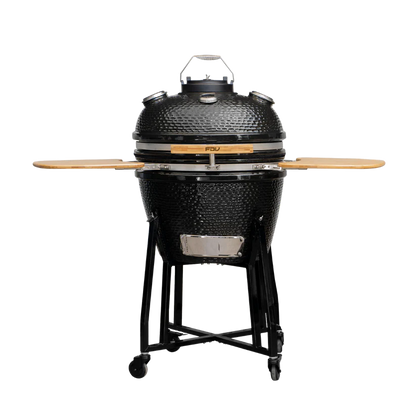 Combo Parrilla Kamado Tokio Negro 22" FDV + Encendedor Eléctrico de Carbon para Parrilla Charcoal SimpleCook