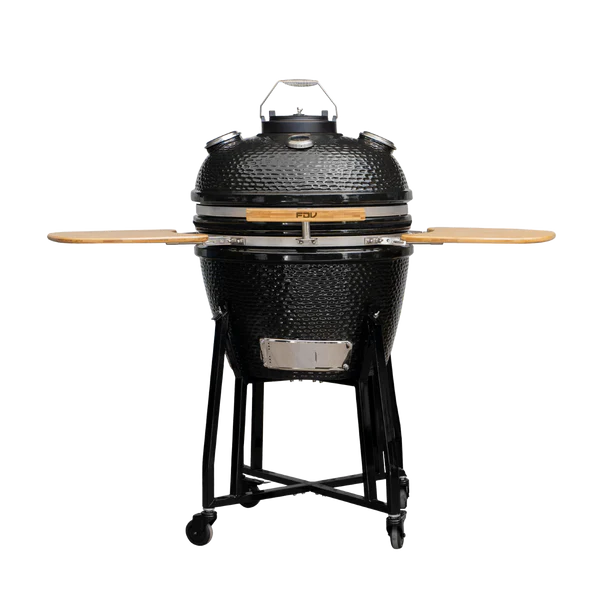 Combo Parrilla Kamado Tokio Negro 22" + Set Estuche Accesorios Parrillero FDV