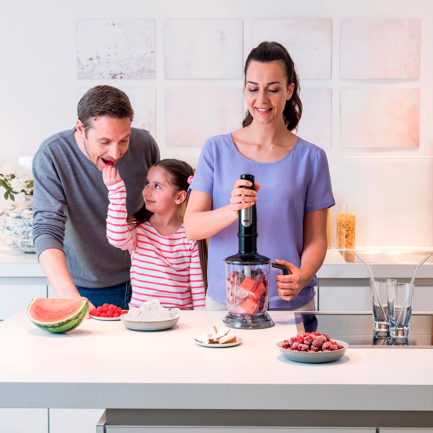 Licuadora de Inmersion Pimer 1000W MultiQuick 7 Active Blade Technology BRAUN