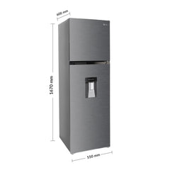 Refrigeradora Smart 245L Top Freezer Inox KUBLI