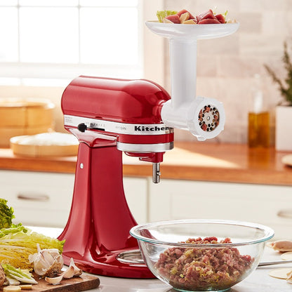 Batidora Artisan 4.8L Empire Red + Molino de Alimentos KITCHENAID