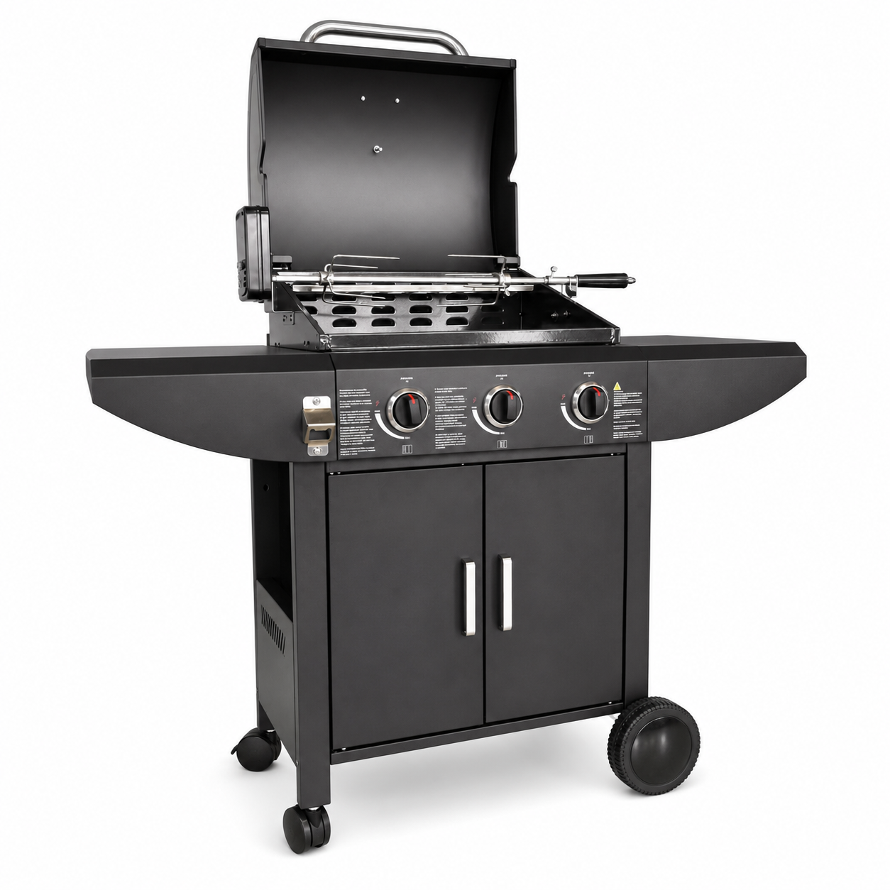 Parrilla a Balón de Gas Essence Black 3 Quemadores FDV