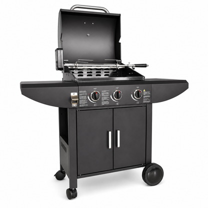 Parrilla a Balón de Gas Essence Black 3 Quemadores FDV