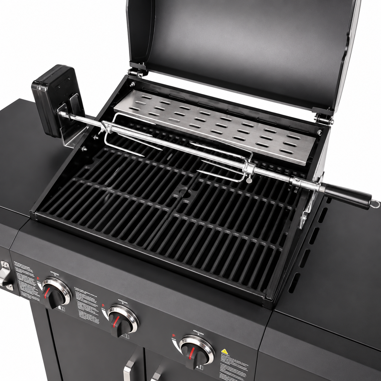 Parrilla a Balón de Gas Essence Black 3 Quemadores FDV