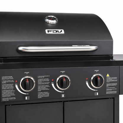 Parrilla a Balón de Gas Essence Black 3 Quemadores FDV
