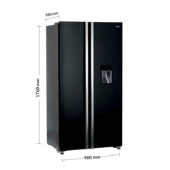 Refrigeradora Deluxe Prestige 514L Side by Side Inox FDV