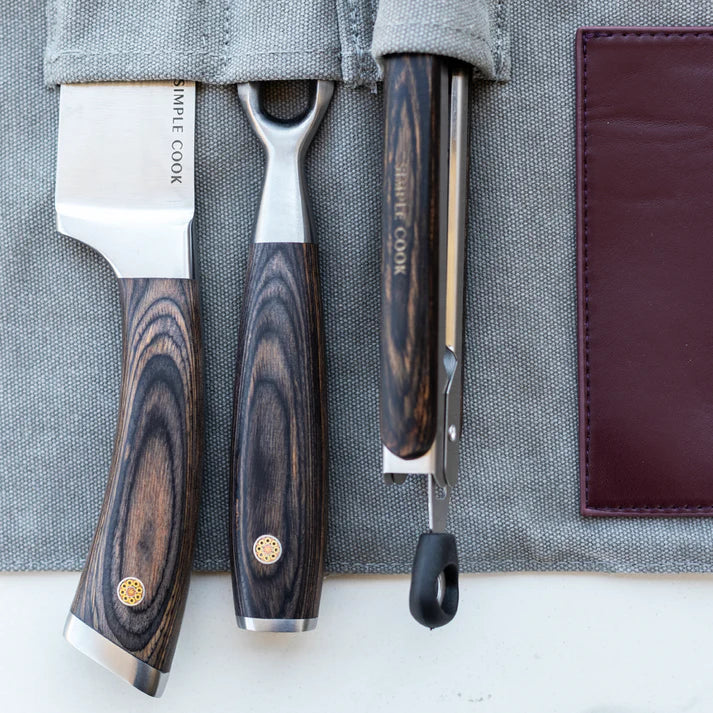 Set Parrillero con Estuche SIMPLECOOK