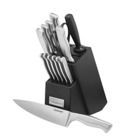 Set de Cuchillos 15pz con Afilador Acero SSC-15C CUISINART