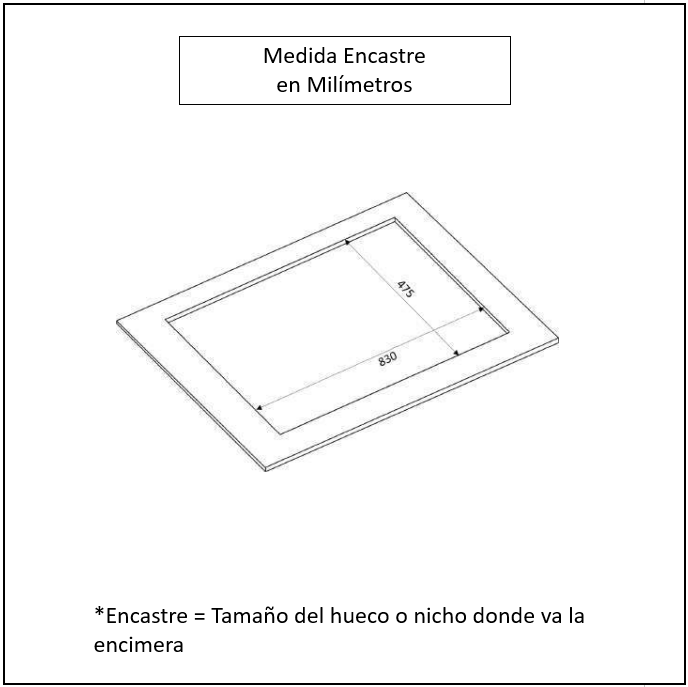 Encimera a Gas 5 Quemadores 90cm Chef Glass FDV