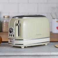 Tostadora de Pan 2 Rebanadas Vintage Beige ARIETE
