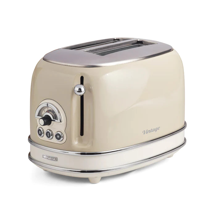Tostadora de Pan 2 Rebanadas Vintage Beige ARIETE