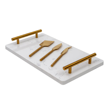 Set Tabla De Aperitivo Element + 3 Cuchillos SIMPLECOOK