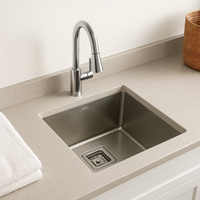 Lavadero de Cocina Bajo Tablero Acero Inox X-Small Square FDV