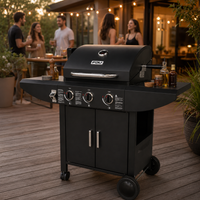 Parrilla a Balón de Gas Essence Black 3 Quemadores FDV