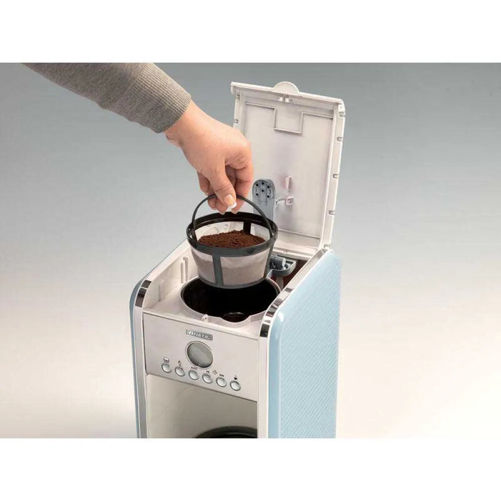 Cafetera Gota a Gota 10 Tazas Vintage Azul ARIETE