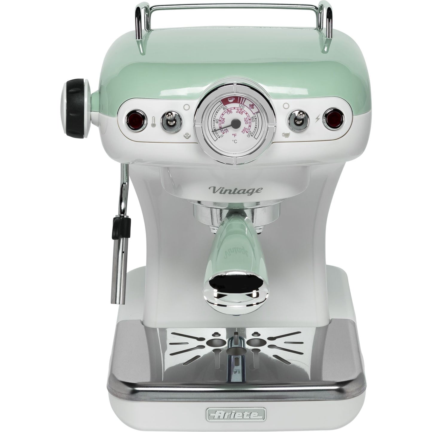 Cafetera Espresso Vintage Verde ARIETE