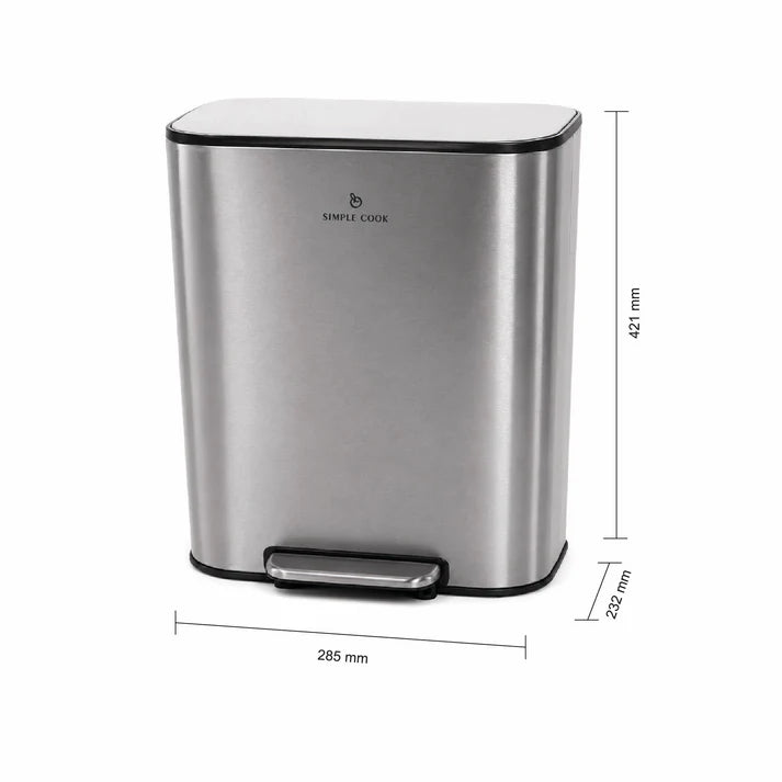 Basurero 12L Mate SIMPLECOOK