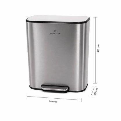 Basurero 12L Mate SIMPLECOOK