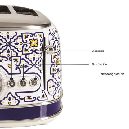 Tostadora de Pan 4 Rebanadas Vintage Capri ARIETE