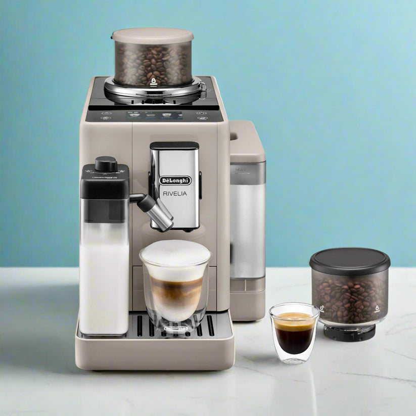 Cafetera Superautomatica Rivelia Beige EXAM440.55.BG DELONGHI