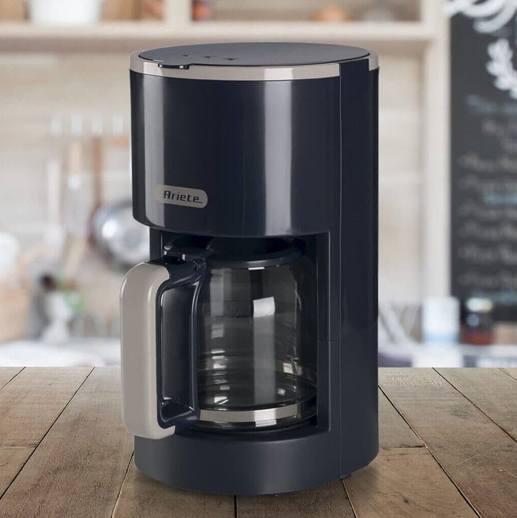 Cafetera Gota a Gota 12 Tazas Drip Black ARIETE